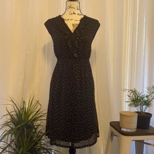 Black with Gray  Polka Dot Merona Dress.